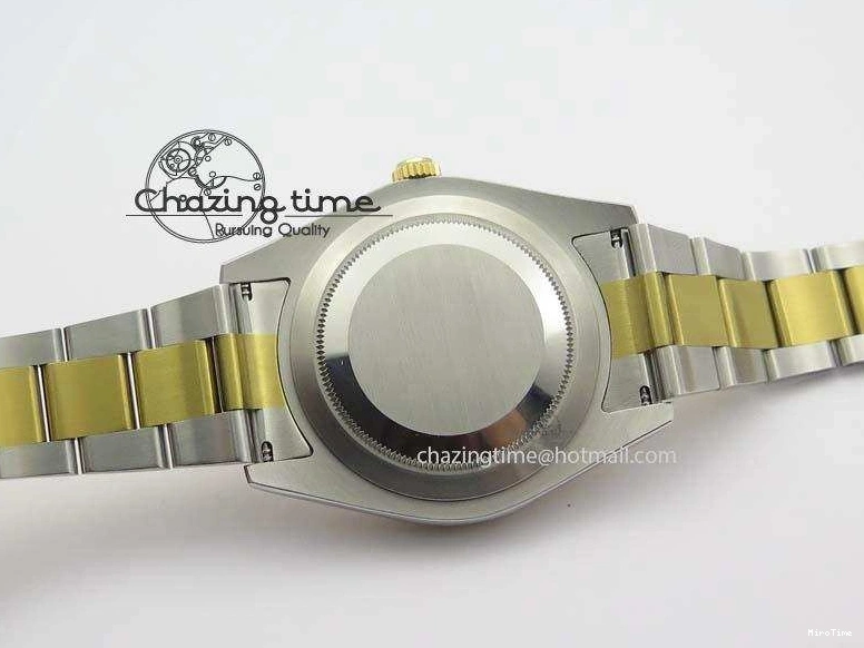 MiroTime 0404 DateJust II 116333 SS YG 41mm EW Best Edition White Dial Roman Markers On SS Bracelet A Casual 3821